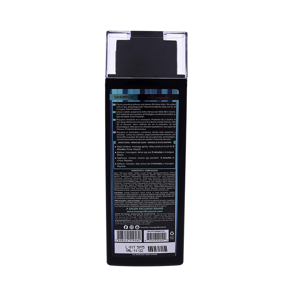 Truss Miracle Shampoo_back